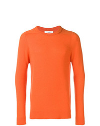 Мужской оранжевый свитер с круглым вырезом от Pringle Of Scotland