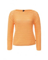 Женский оранжевый свитер с круглым вырезом от s.Oliver Denim