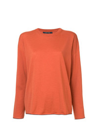 Женский оранжевый свитер с круглым вырезом от Sofie D'hoore