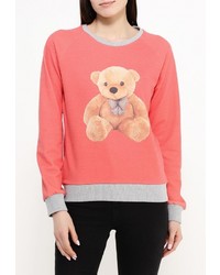 Женский оранжевый свитер с круглым вырезом от Taya