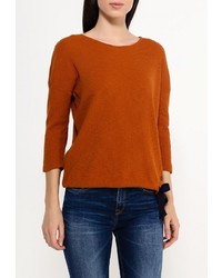 Женский оранжевый свитер с круглым вырезом от Tom Tailor Denim