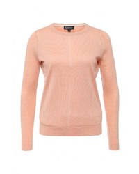 Женский оранжевый свитер с круглым вырезом от Topshop