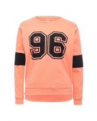 Женский оранжевый свитер с круглым вырезом от Спартак