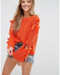 Женский оранжевый свитер от Asos