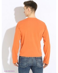 Мужской оранжевый свитер от Von Dutch