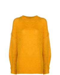 Оранжевый свободный свитер от Isabel Marant Etoile