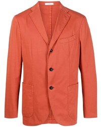 Оранжевый хлопковый пиджак