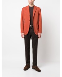 Мужской оранжевый хлопковый пиджак от Boglioli