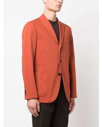 Мужской оранжевый хлопковый пиджак от Boglioli
