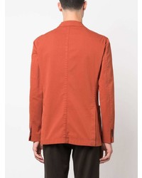 Мужской оранжевый хлопковый пиджак от Boglioli