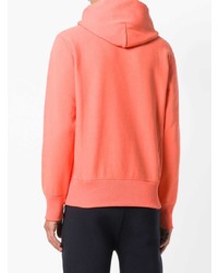 Мужской оранжевый худи с принтом от Champion