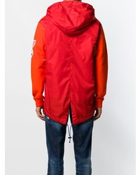 Мужской оранжевый худи с принтом от DSQUARED2