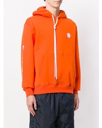 Мужской оранжевый худи с принтом от Stampd