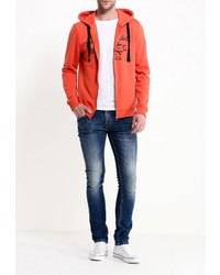 Мужской оранжевый худи от BLEND