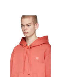 Мужской оранжевый худи от Acne Studios