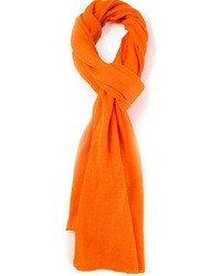 Женский оранжевый шарф от Joseph