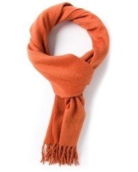 Мужской оранжевый шарф от Lanvin