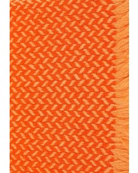 Мужской оранжевый шарф от Zaroo Cashmere