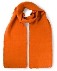 Женский оранжевый шарф
