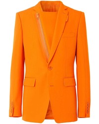 Мужской оранжевый шерстяной пиджак от Burberry