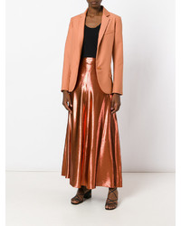 Женский оранжевый шерстяной пиджак