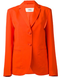 Женский оранжевый шерстяной пиджак от Ports 1961