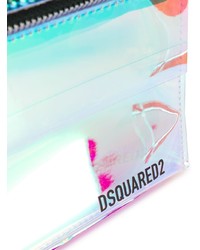 Мужская прозрачная поясная сумка от DSQUARED2