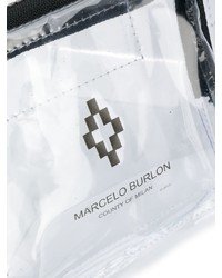 Мужская прозрачная поясная сумка от Marcelo Burlon County of Milan