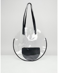 Прозрачная резиновая большая сумка от ASOS DESIGN