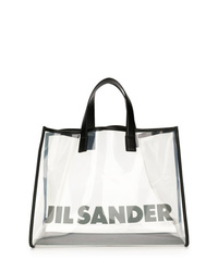 Прозрачная резиновая большая сумка от Jil Sander