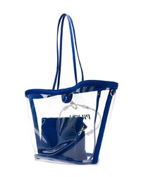 Прозрачная резиновая большая сумка от Prada