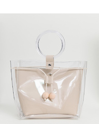 Прозрачная резиновая сумочка от Glamorous