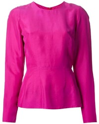 Пурпурная блузка с длинным рукавом от Acne Studios