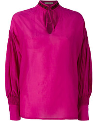 Пурпурная блузка с длинным рукавом от Etro