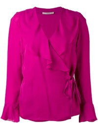 Пурпурная блузка с длинным рукавом от Etro