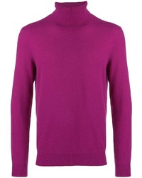 Мужская пурпурная водолазка от Laneus