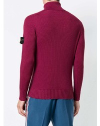 Мужская пурпурная водолазка от Stone Island