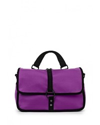 Пурпурная замшевая сумка через плечо от Freddy