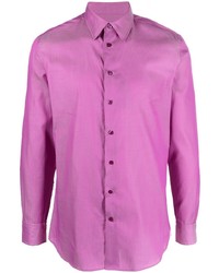 Мужская пурпурная классическая рубашка от Etro