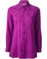 Женская пурпурная классическая рубашка от Ken Scott