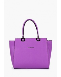 Пурпурная кожаная большая сумка от Fiato Dream