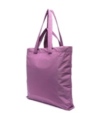 Мужская пурпурная кожаная большая сумка от Calvin Klein Jeans