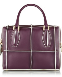 Пурпурная кожаная большая сумка от Tod's