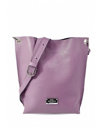 Пурпурная кожаная сумка через плечо от BB1