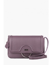 Пурпурная кожаная сумка через плечо от L-Craft