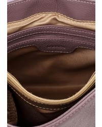 Пурпурная кожаная сумка через плечо от Labbra