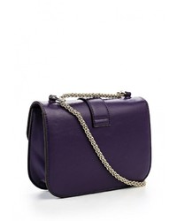 Пурпурная кожаная сумка через плечо от Mascotte