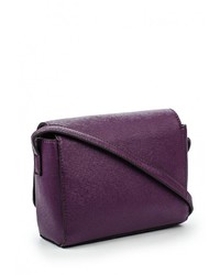 Пурпурная кожаная сумка через плечо от Renee Kler