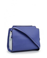 Пурпурная кожаная сумка через плечо от Vitacci