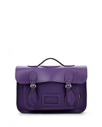 Пурпурная кожаная сумка через плечо от Zatchels